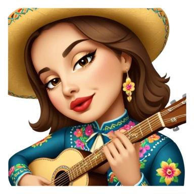 Mariachi Guitarist sticker