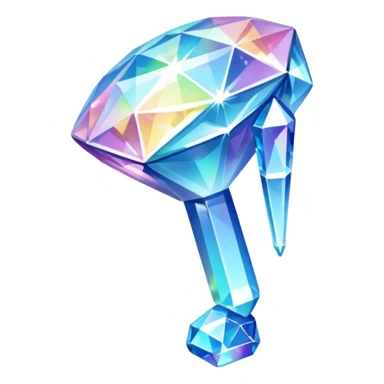 cristais no joelho sticker