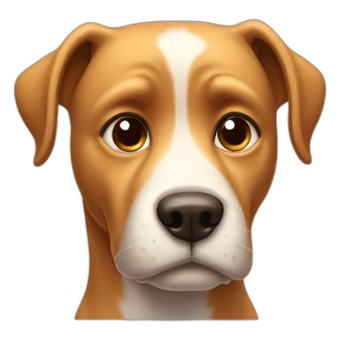 Dog with suspicious look sticker