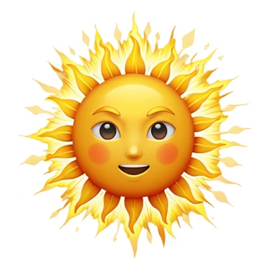 from earth point of view sun blowing  sticker