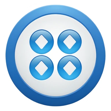 Create an icon that has these words in it: DoToKnowMedia. Make it Circular sticker