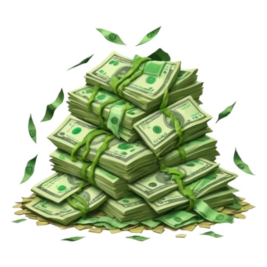 The money that has been wasted sticker