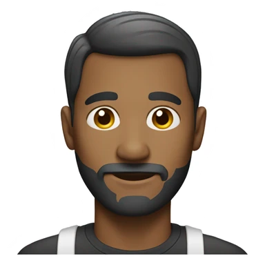 Man with a combover hairstyle sticker