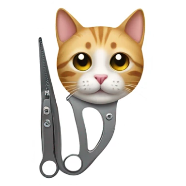 cat nail clipper sticker