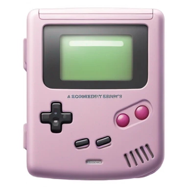 gameboy with Kirby eyes sticker