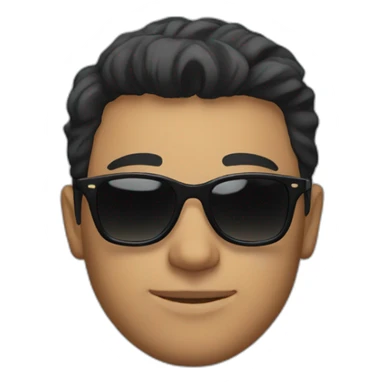 andrew tate with sunglasses  sticker