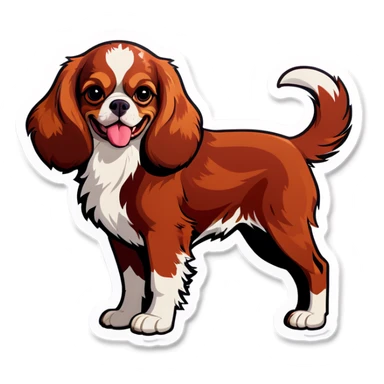 Ruby cavalier sticker