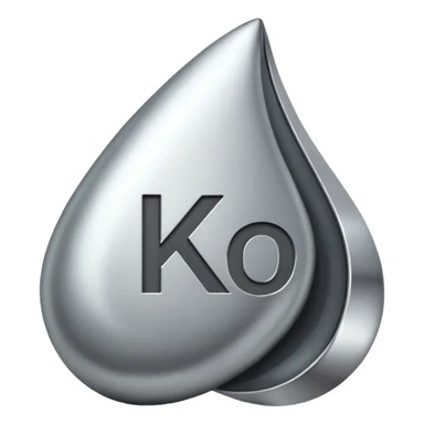 Scientific Symbol of potassium sticker