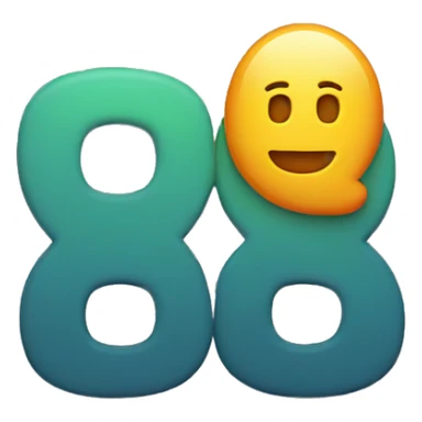 888 logo sticker