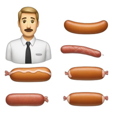 Wurst case scenario sticker