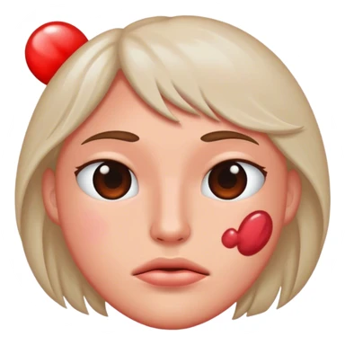 face with herpes sticker