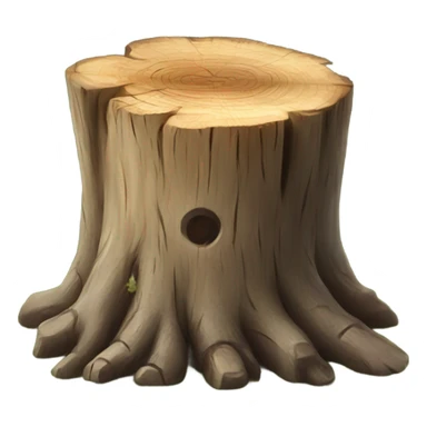 disabled tree stump sticker