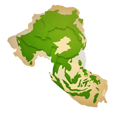map paper of vietnam sticker