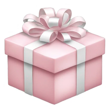 Light pink Christmas gifts under a white Christmas tree  sticker