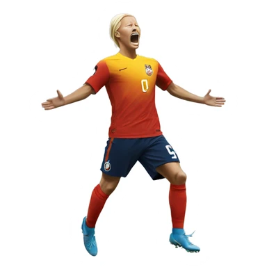 Haaland goal celebration meditaton sticker