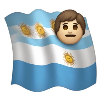 argentina bandera sticker