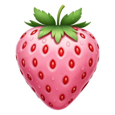 Light pink strawberry sticker