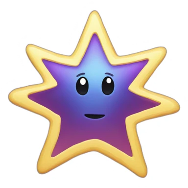 Star shine void  sticker