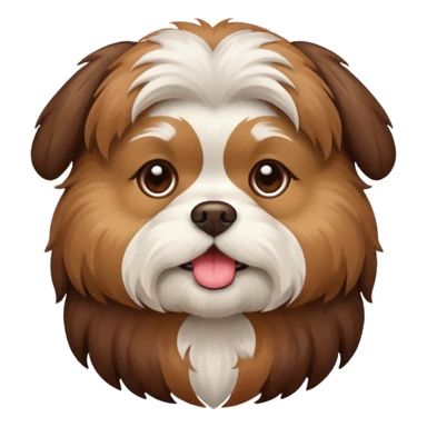 Dog Shitzu kuh chocolate sticker