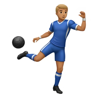 man playing  futboll sticker