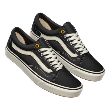 Vans shoes black sticker
