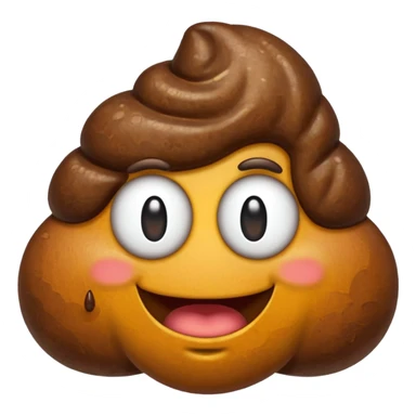 Poop emoji with supermicro logo sticker