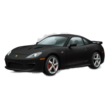 black sport car sticker