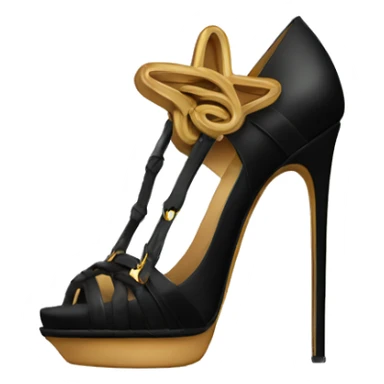 saint laurent high heels sticker