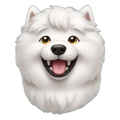 samoyed derp sticker
