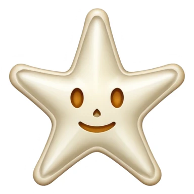 starshape made of bone. no face . no outer ridge. no eyes. no. nose. no mouth. just a star stop rendering a face on it/ plane white star sticker