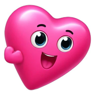 Pink heart Gummie doing exercise sticker