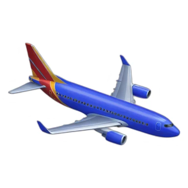 southwest airplane sticker