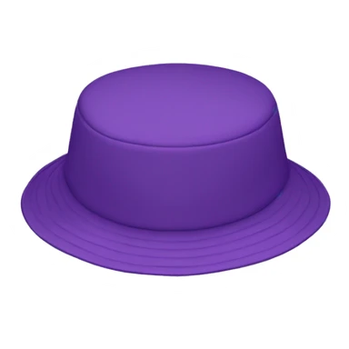 purple bucket hat sticker