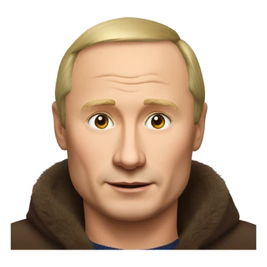 Putin on bear sticker