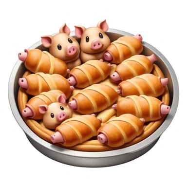 Toad in the hole with pigs in blankets  sticker