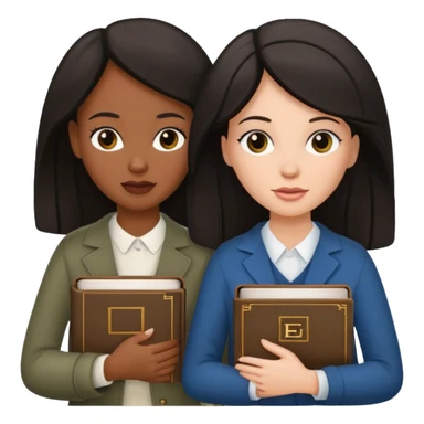 Two black women, 1 white woman, all with dark hair, carrying a Bible! sticker