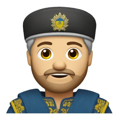 Ukrainian Cossack sticker