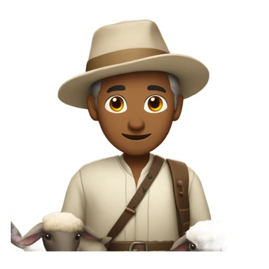 Shepherd of the sheep people  sticker