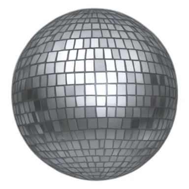 Disco ball sticker