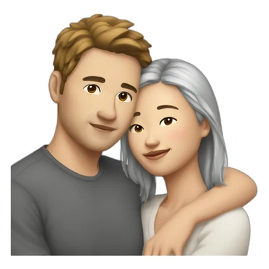 whiteman-asianwoman-cuddles sticker