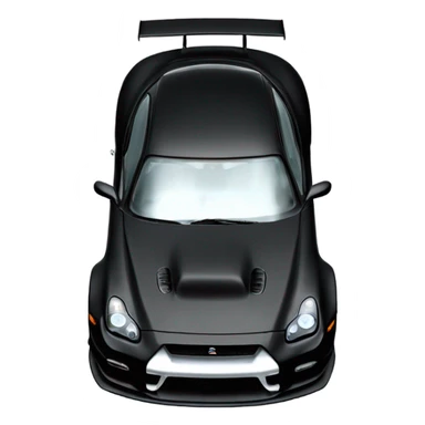 Black gtr 34 back sticker