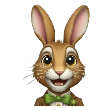 Alice's March Hare sticker