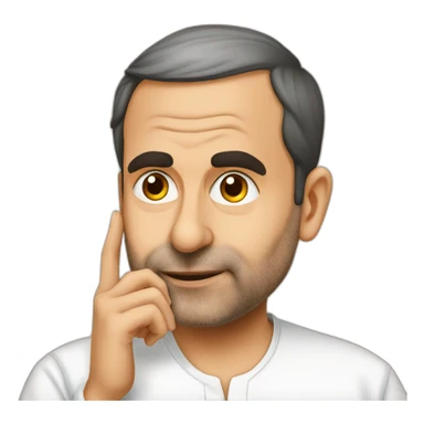 rahul-gandhi-picking-nose sticker