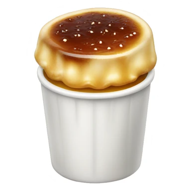 Crème brule sticker
