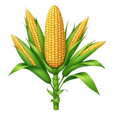 Make the wilted rose emoji but a stalk of corn sticker