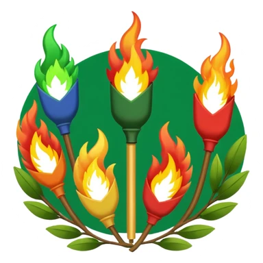 
Laurel Wreaths
Torch Relays
Stadium Flags sticker