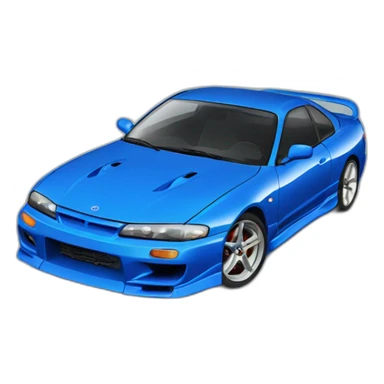 nissan silvia s15 blue sticker