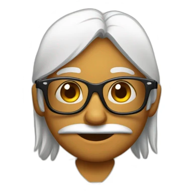 Indienne avec des grosses lunettes sticker