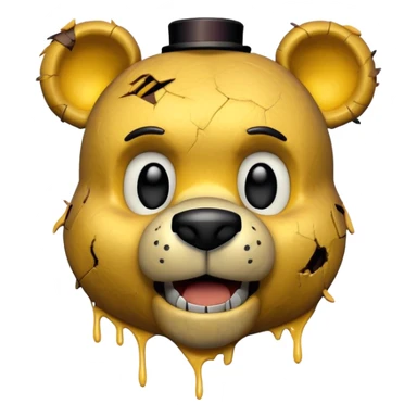 Golden Freddy from Five Nights at Freddy's sticker