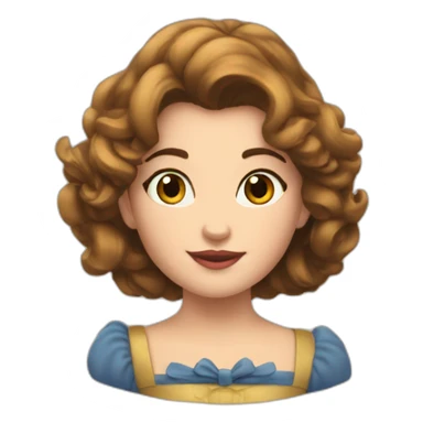 Belle et la bate sticker